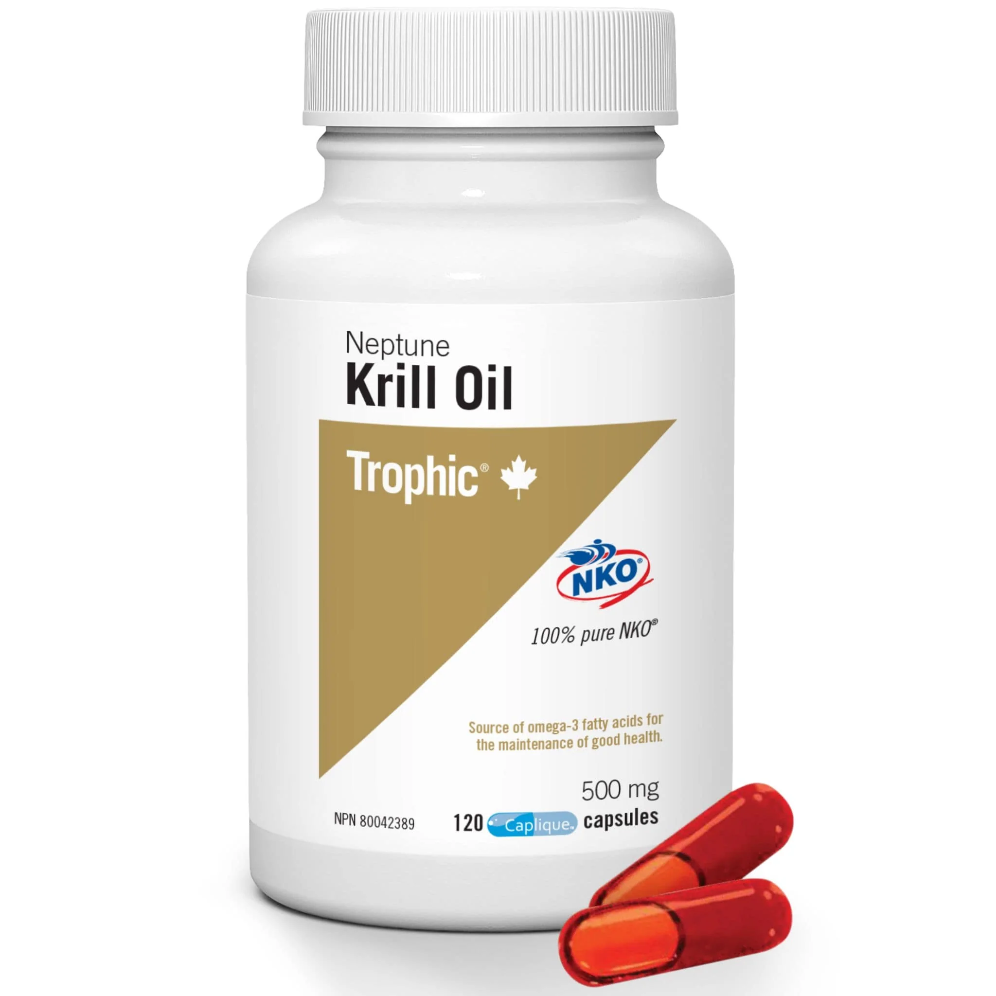 Trophic Neptune Krill Oil 500mg (100% Pure NKO) - Image 5