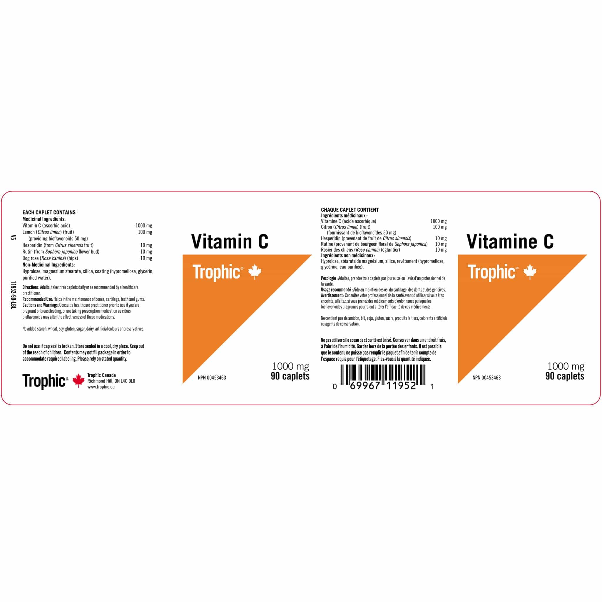 Trophic Vitamin C 1000mg Time Release - Image 2