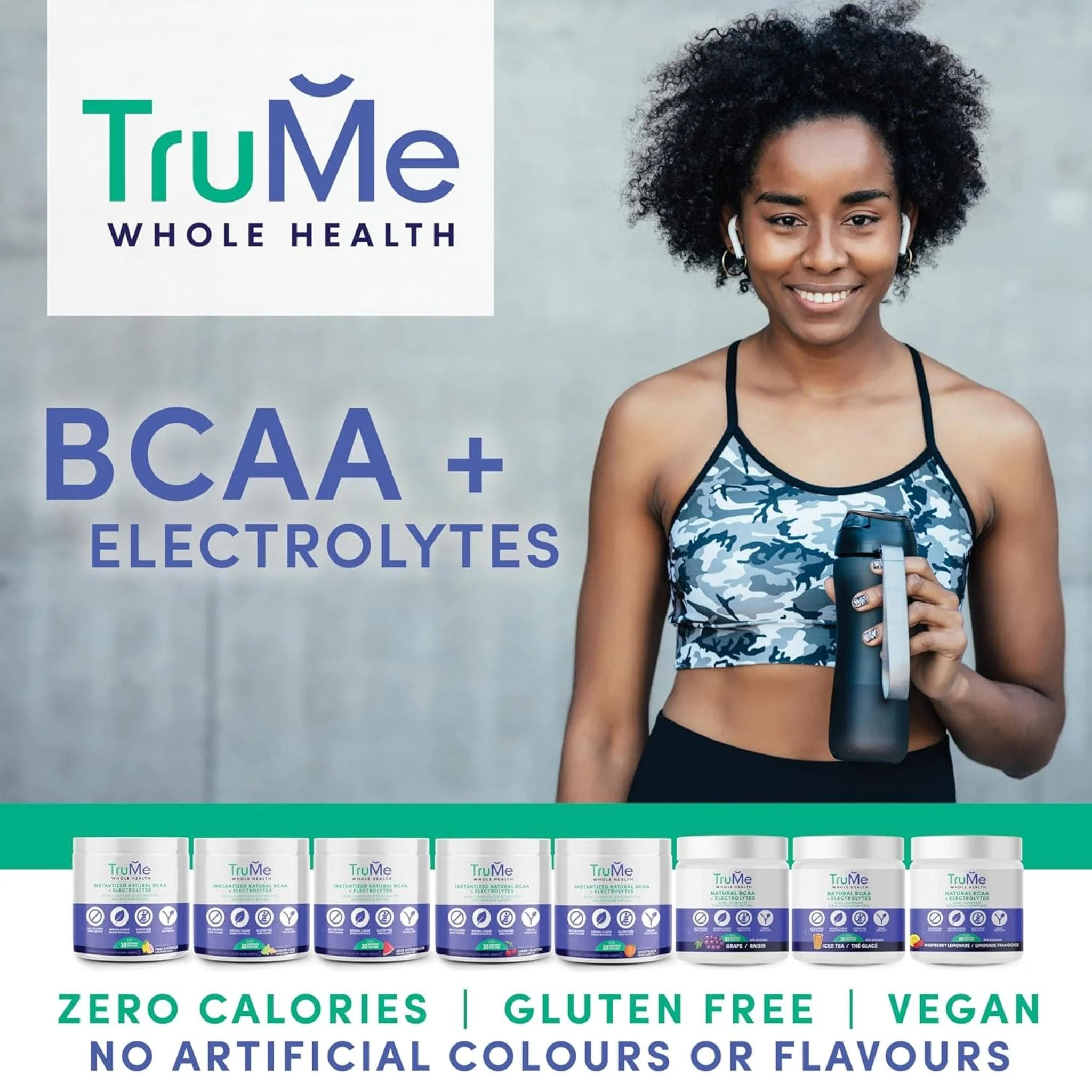 TruMe Natural BCAA Plus Electrolytes Powder, Hydration and Muscle Recovery, Keto and Vegan Friendly, 210g - Image 7