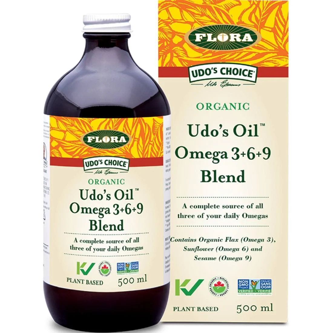 Flora Udos Choice Udo’s Oil 3-6-9 Blend Liquid, Organic (Stored in Fridge) - Image 3