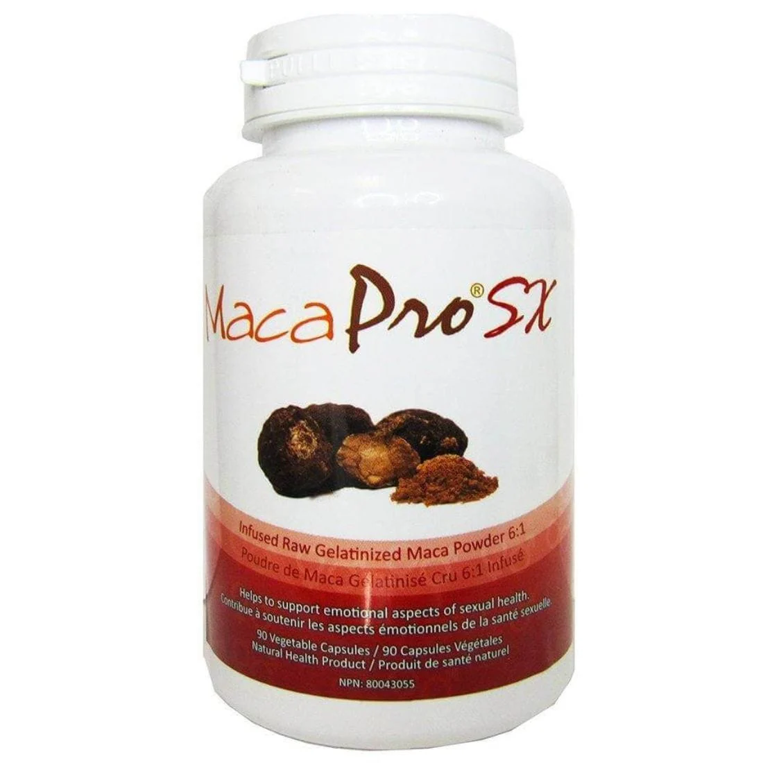 Uhtco Raw Gelatinized Maca Powder 6:1, 90 Capsules