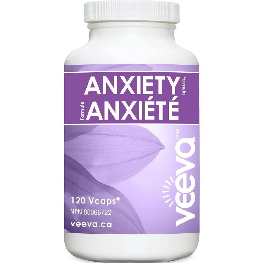 Veeva Anxiety Formula Capsules, Reduces anxiety and nervousness, Supports relaxation, mental focus and stress resistance