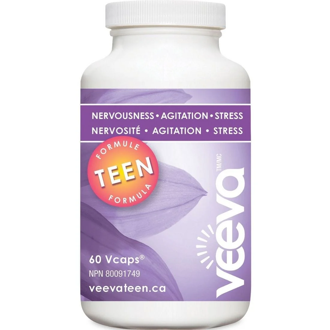 Veeva Stress Formula for TEENS - Supports Nervousness, Agitation, Stress CLEARANCE 75% Off Expiry 4/26 Final Sale - Image 3