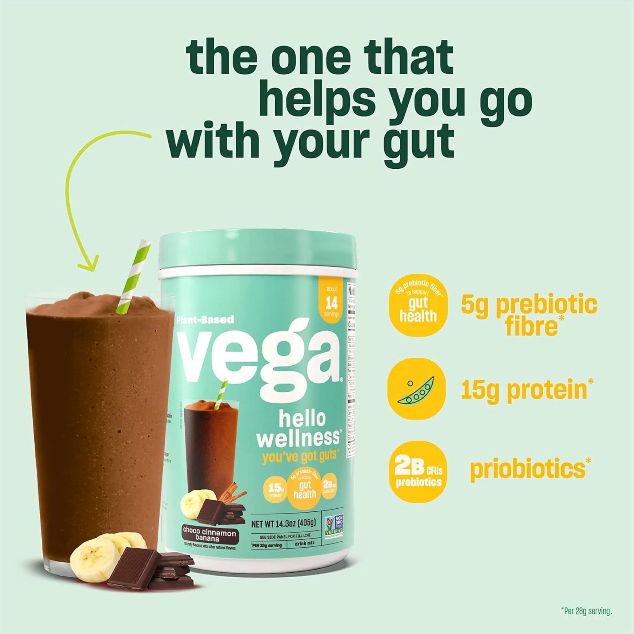 Vega Hello Wellness You’ve Got Guts, 405g - Image 3