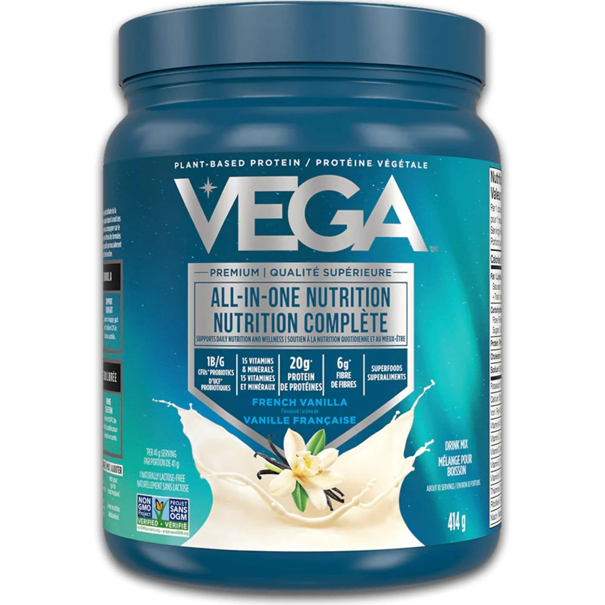 Vega All in One Shake, Vegan Protein Powder with Greens, Fiber, Probiotics and Vitamins - Image 34