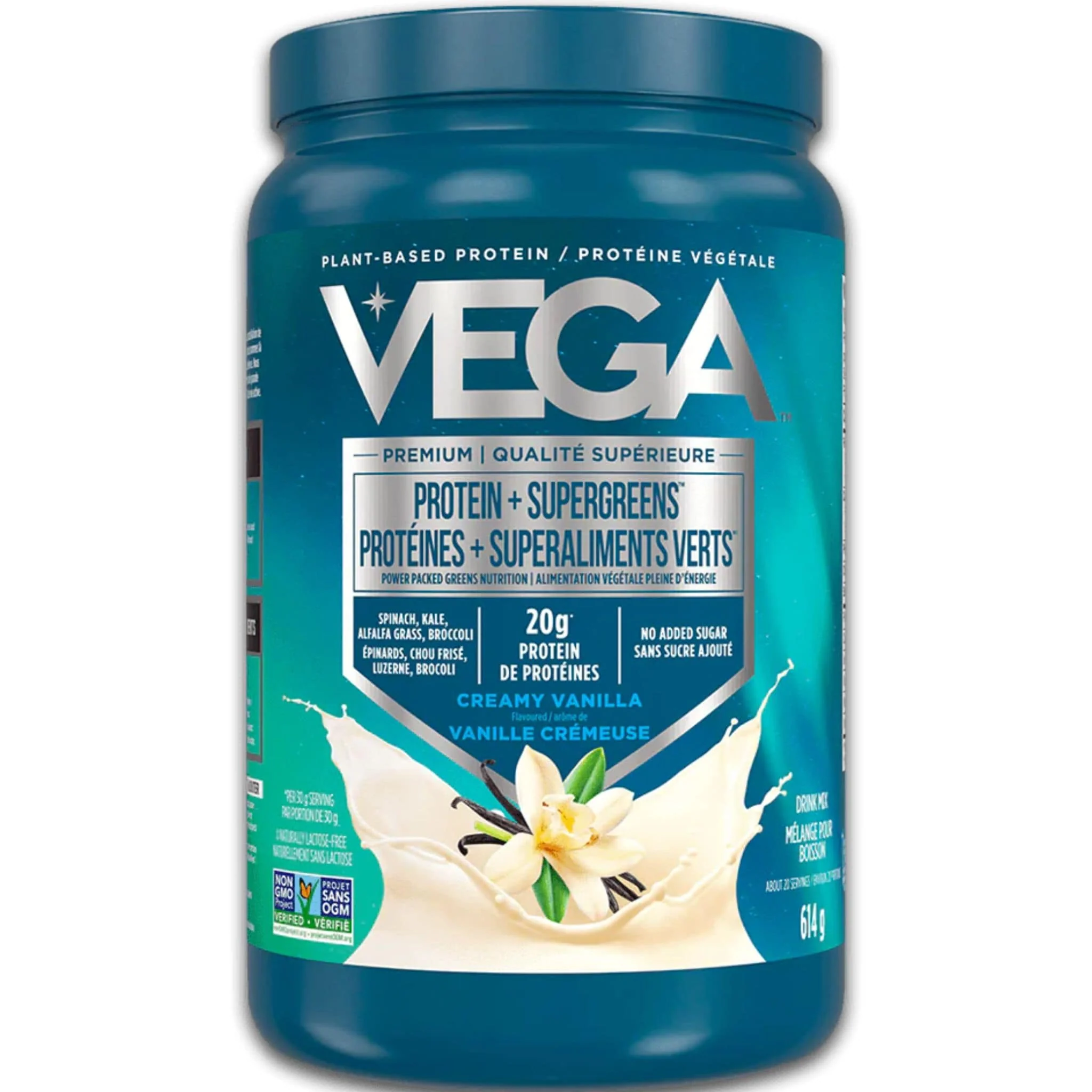 Vega Protein & SuperGreens Protein Powder, 20g Plant-based Protein, Nutritious Greens, No Added Sugar - Image 4