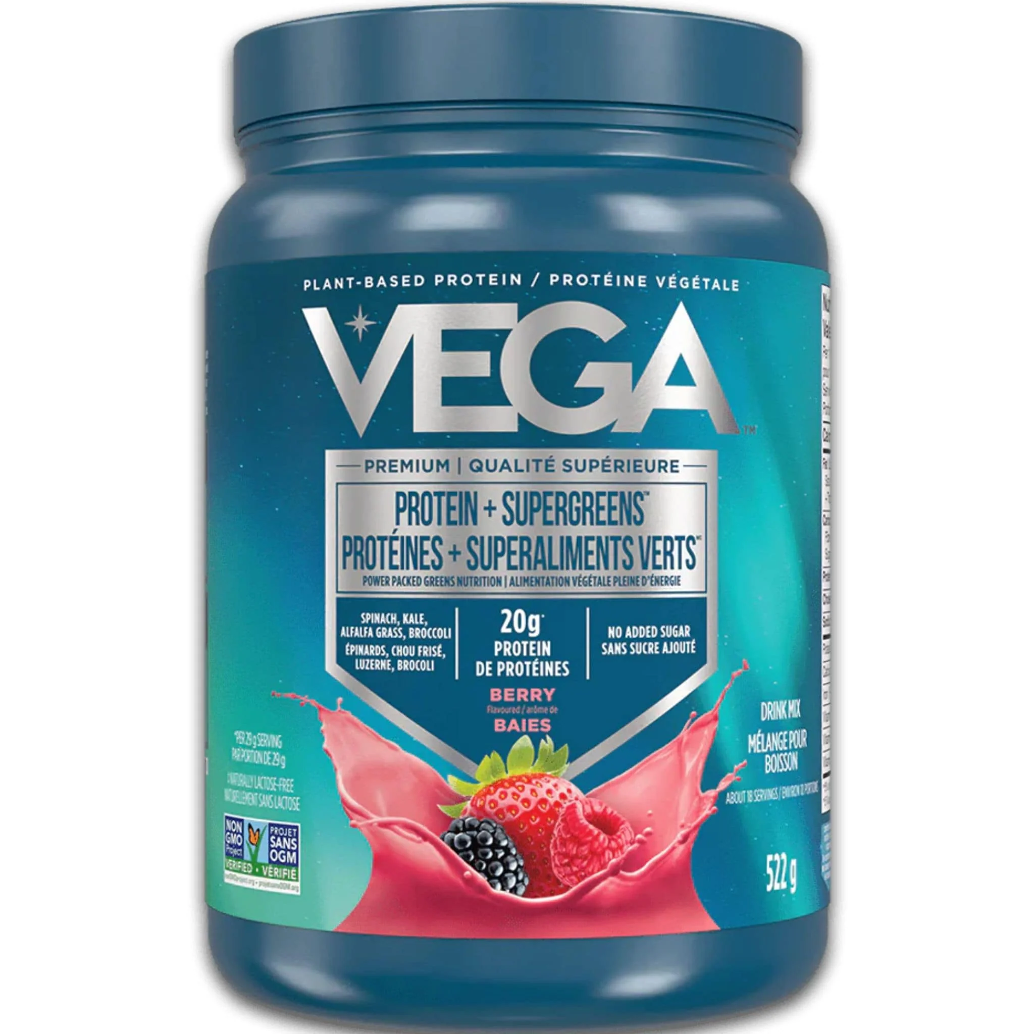 Vega Protein & SuperGreens Protein Powder, 20g Plant-based Protein, Nutritious Greens, No Added Sugar - Image 7