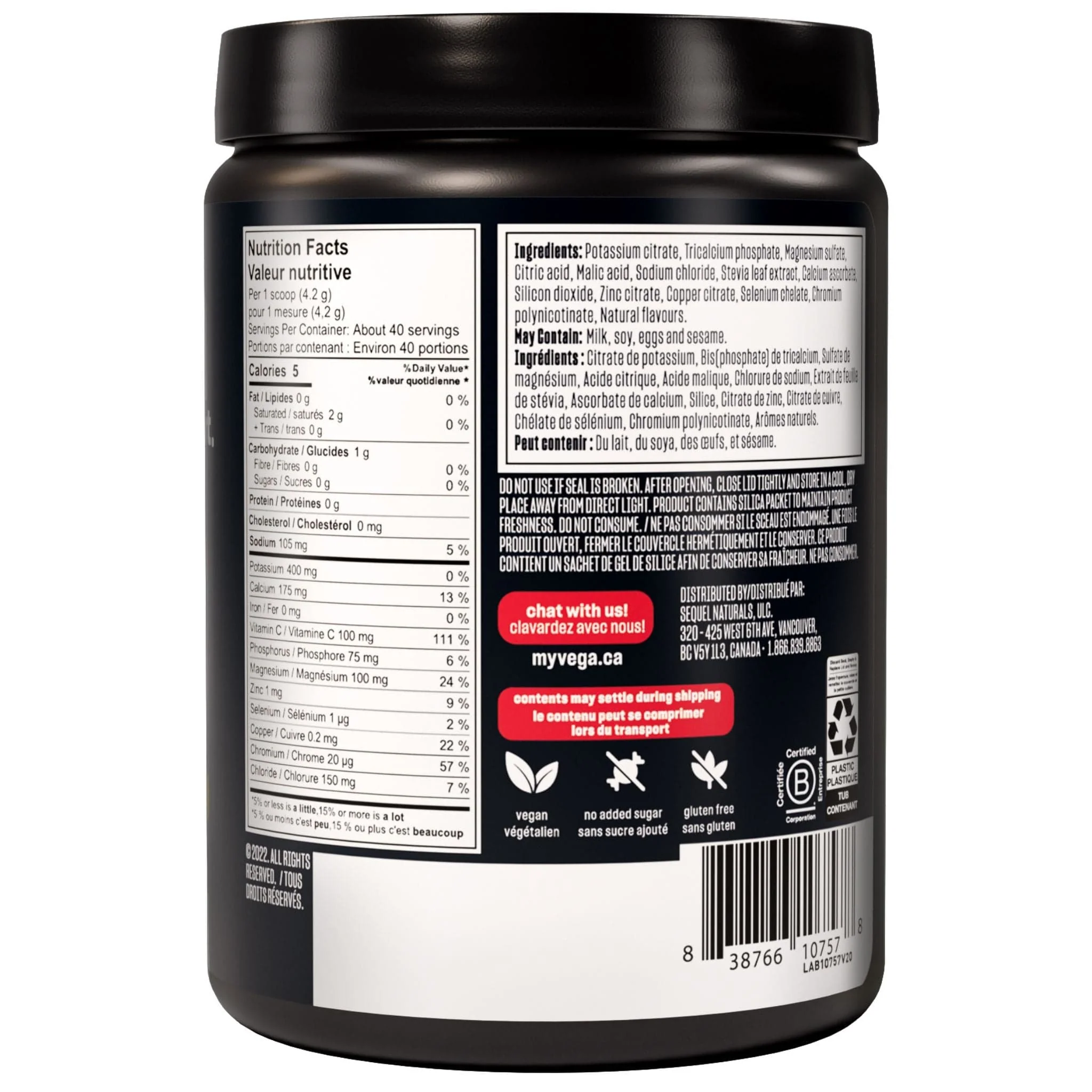 Vega Sport Electrolyte Hydrator Powder - Image 3