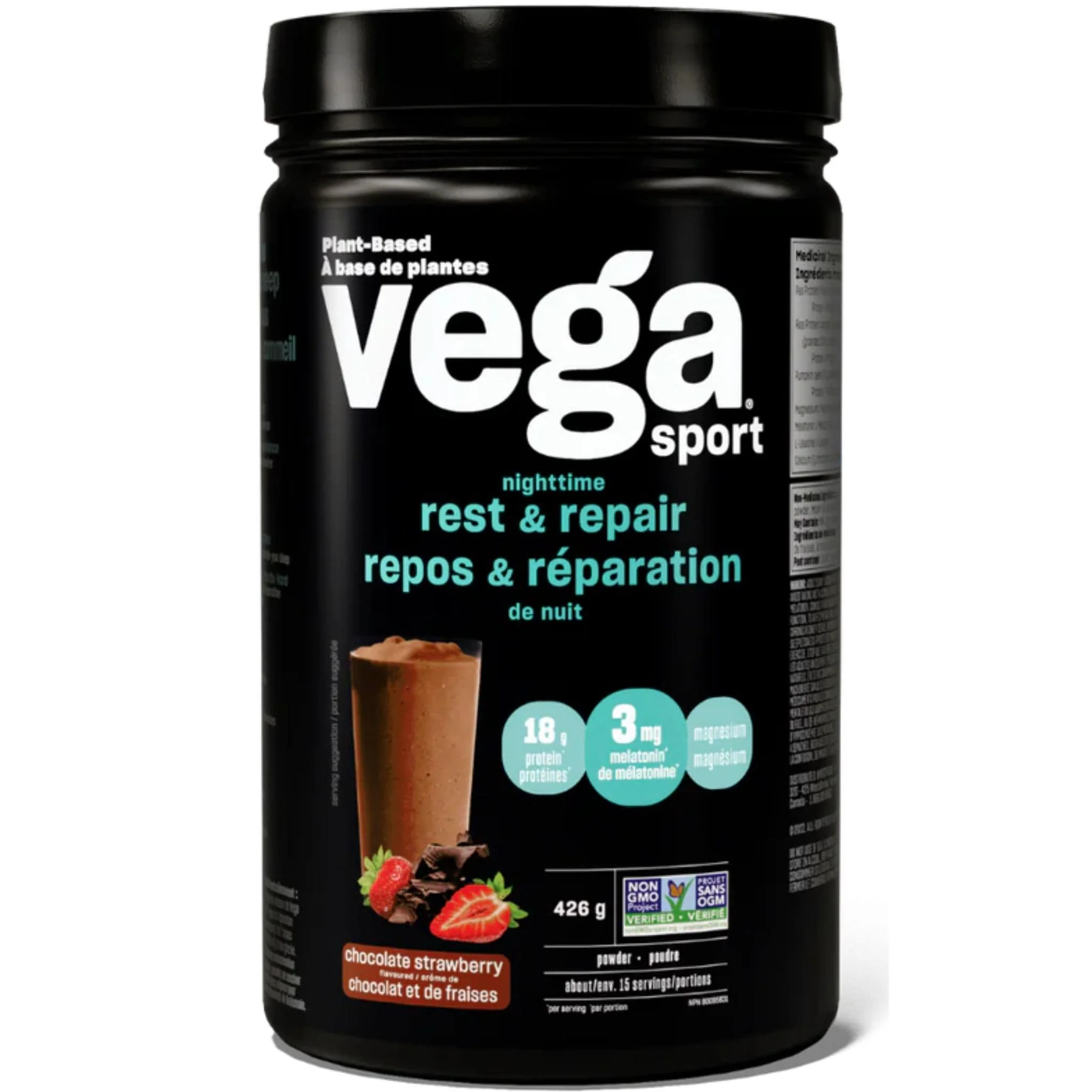 Vega Sport Nighttime Rest and Repair, 15 Servings