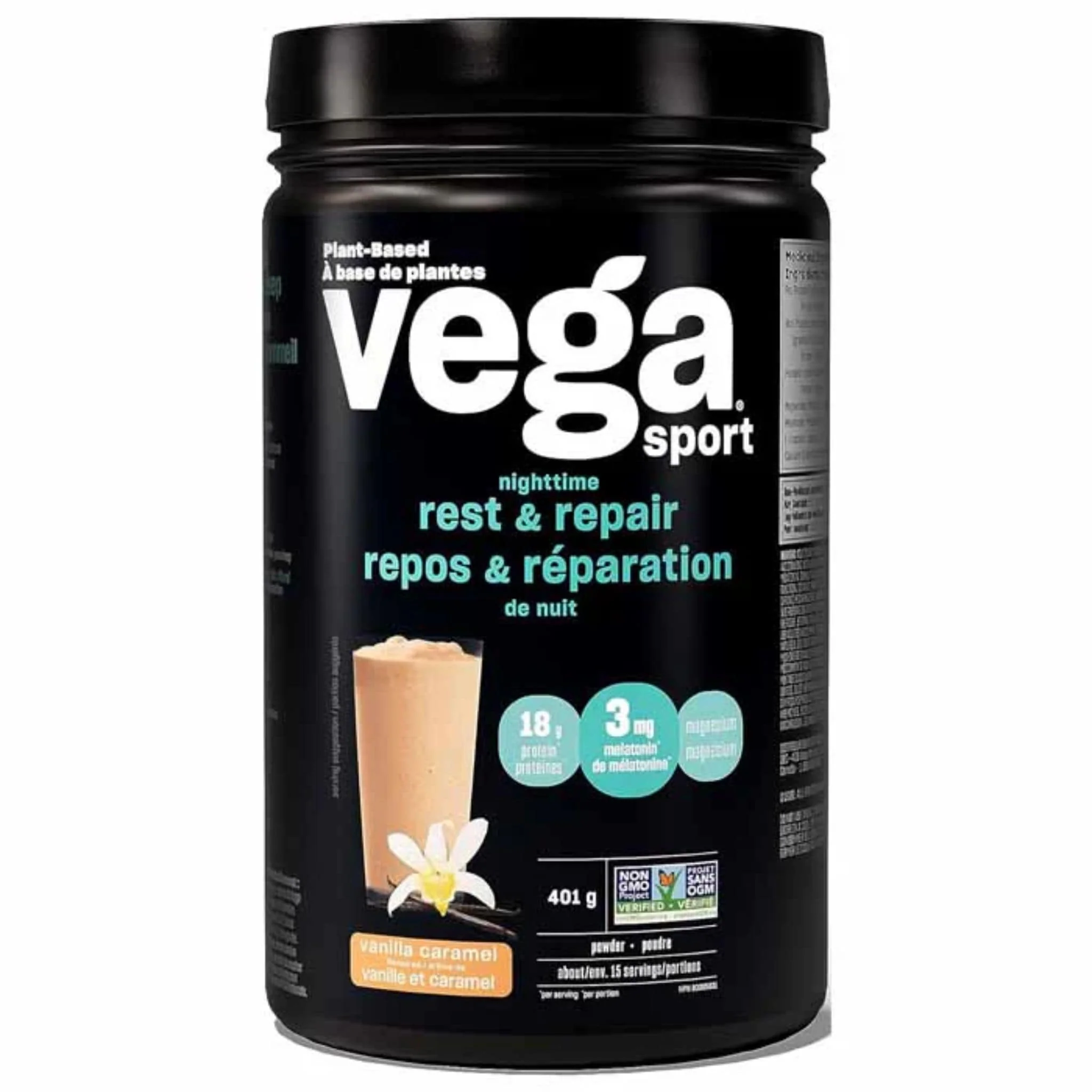 Vega Sport Nighttime Rest and Repair, 15 Servings - Image 2