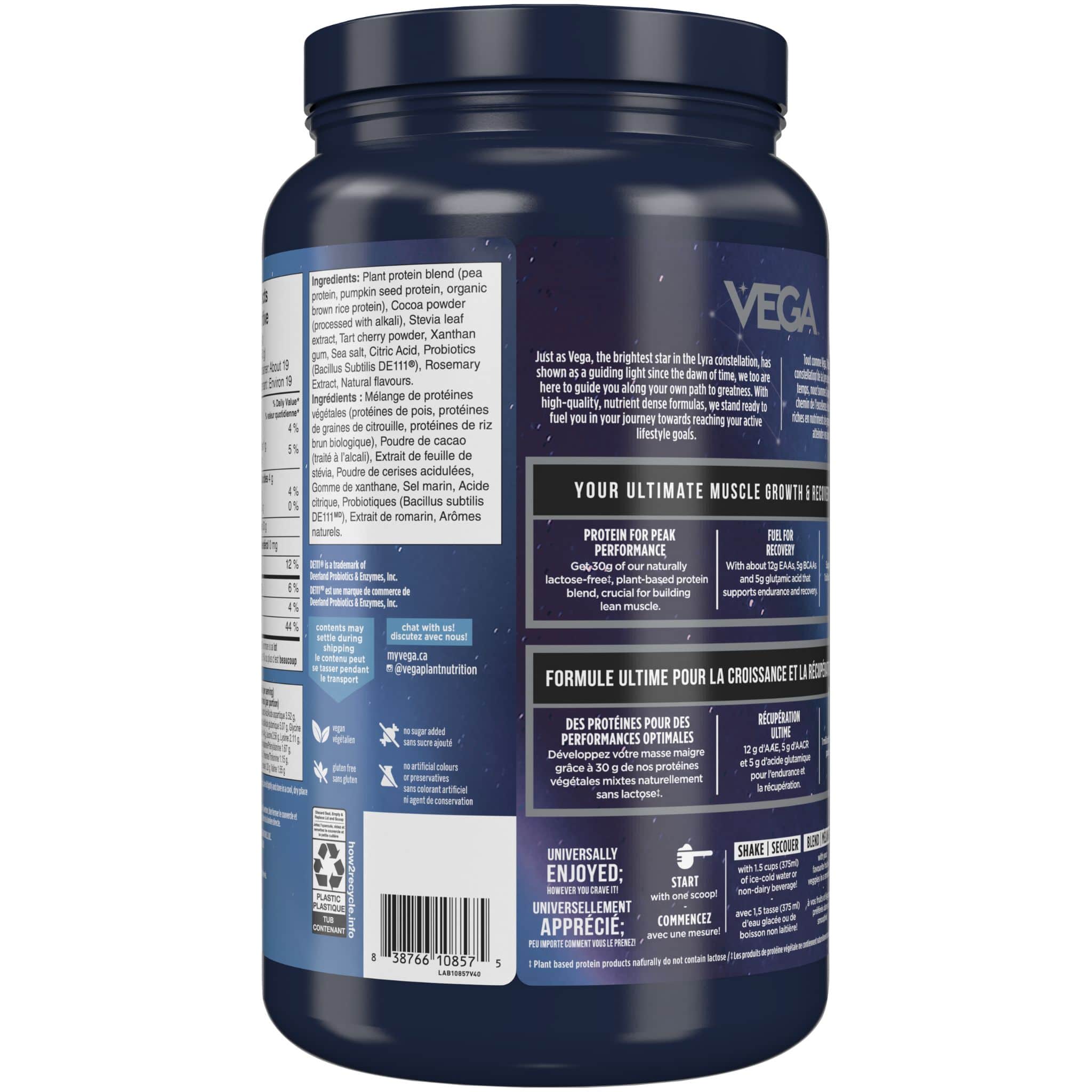 Vega Sport Protein Powder, Plant-Based Protein Powder, 30g Protein, 5g BCAA, 5g Glutamine, 1 Billion Probiotics - Image 14