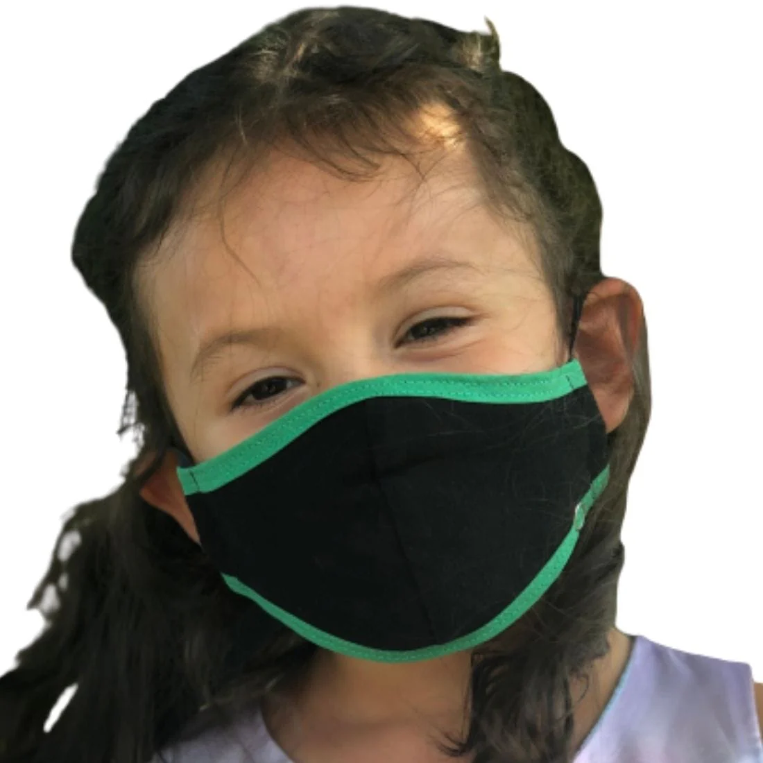 VetMed Solutions KIDS Organic Cotton Reusable Face Mask Three Layers (Adjustable 4 Inch Stiffener) (Ages 4 to 8), Clearance 50% Off, Final Sale - Image 2