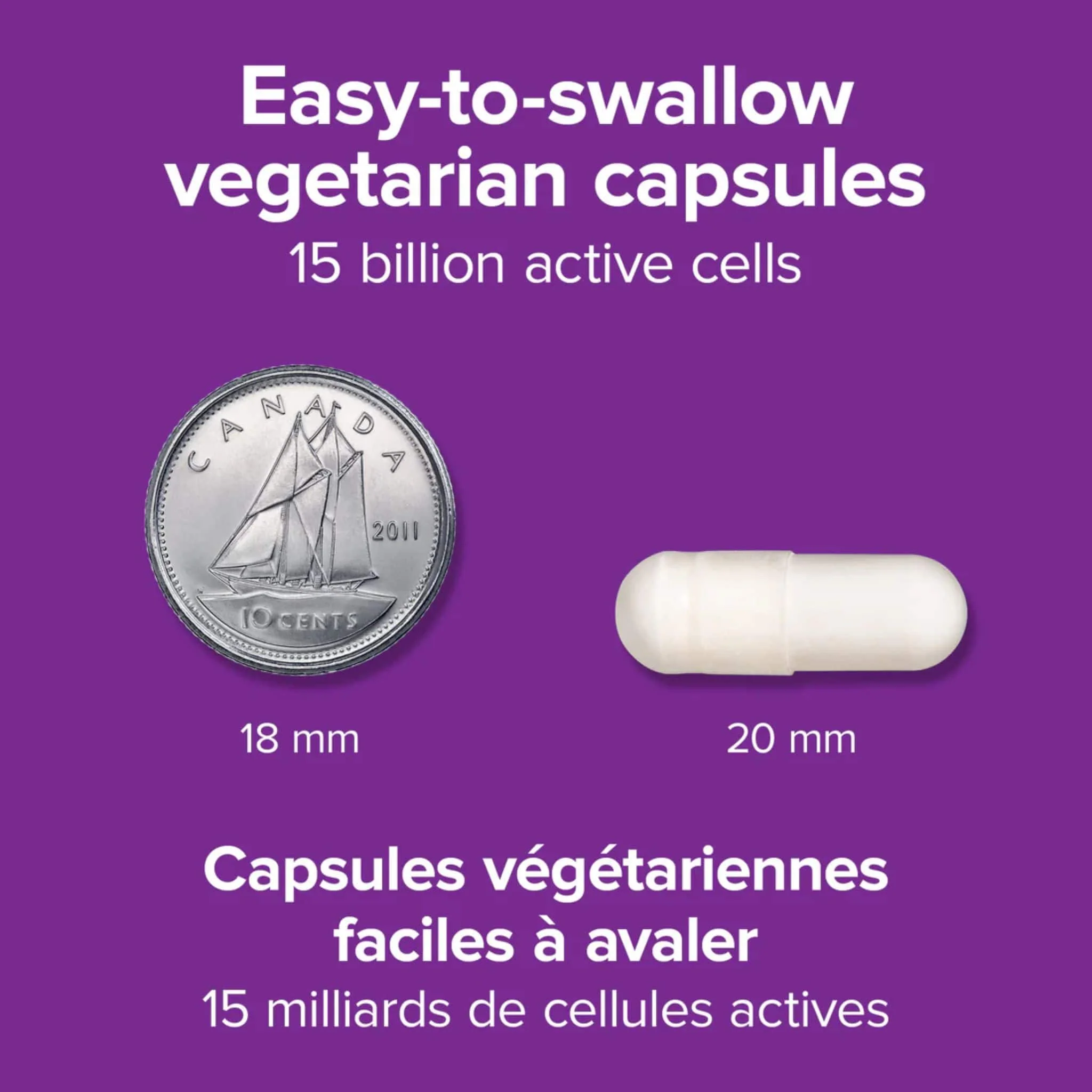 Webber Naturals Adult 50+ Probiotic 15 Billion, 30 Vegetarian Capsules - Image 4