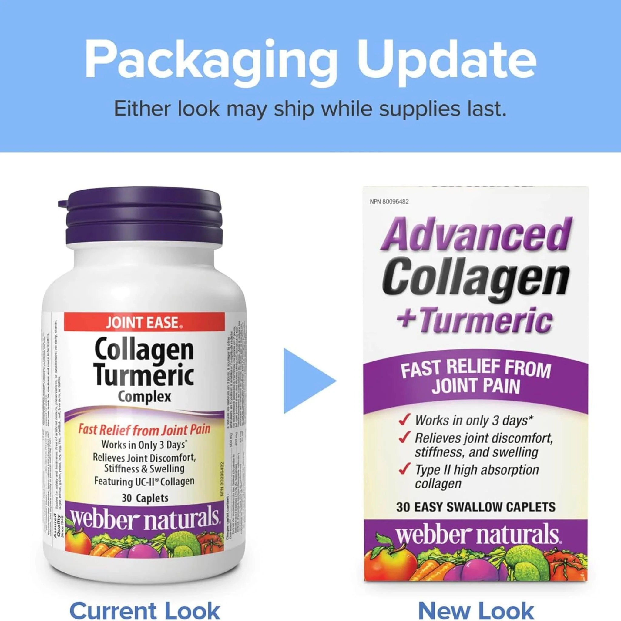 Webber Naturals Collagen Turmeric Complex (Formerly Advanced Collagen + Turmeric), 30 Capsules - Image 9