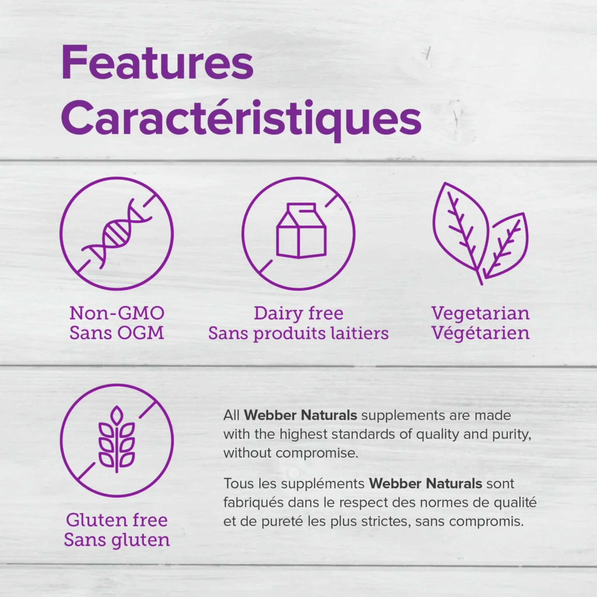 Webber Naturals Calcium Magnesium with Zinc, 333mg/166mg/17mg, Easy Absorption, BONUS SIZE 100% More, 100+100 Caplets - Image 6