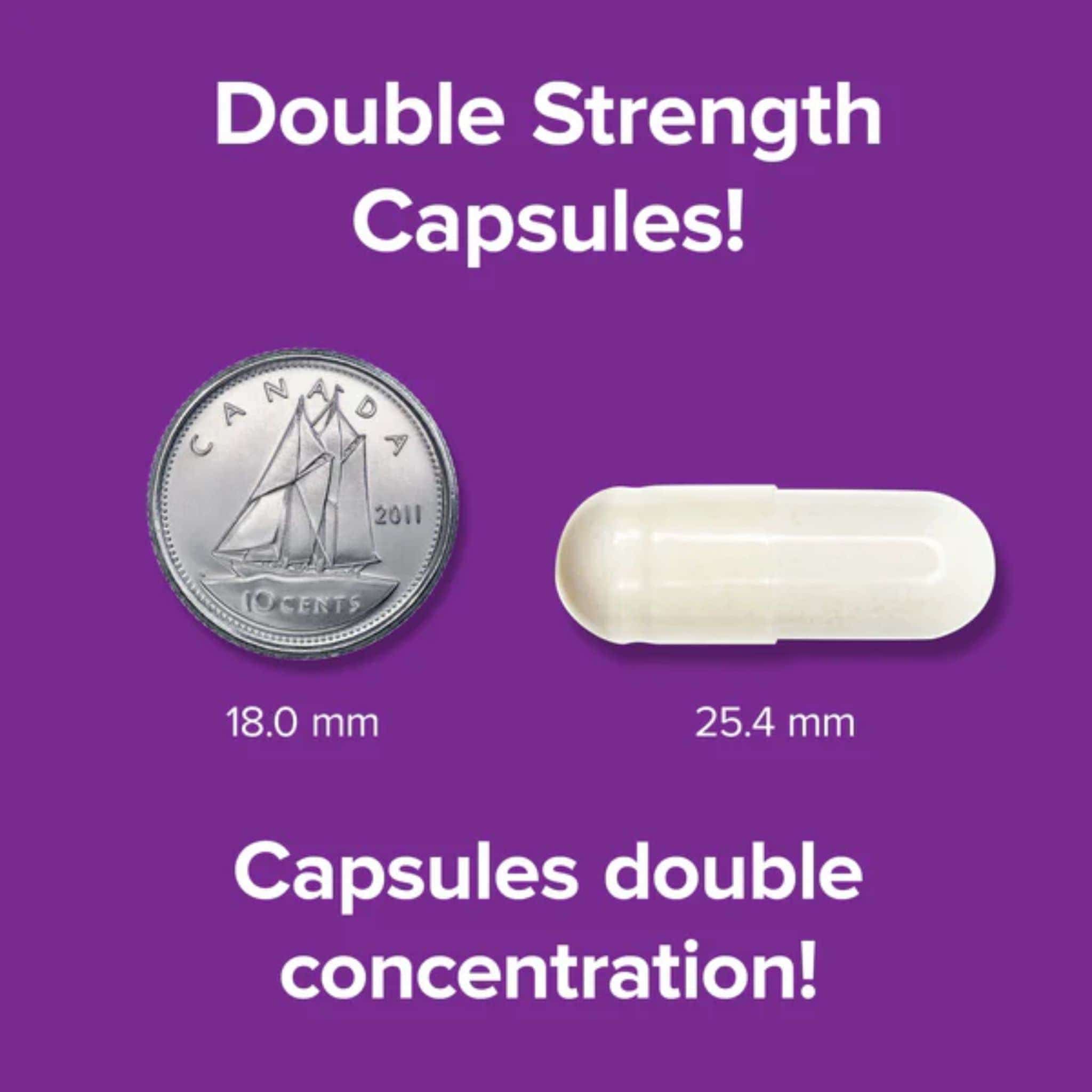 Webber Naturals Glucosamine Chondroitin Sulfate, Double Strength, 500mg/400mg, BONUS SIZE 20% More, 120+24 Capsules - Image 4