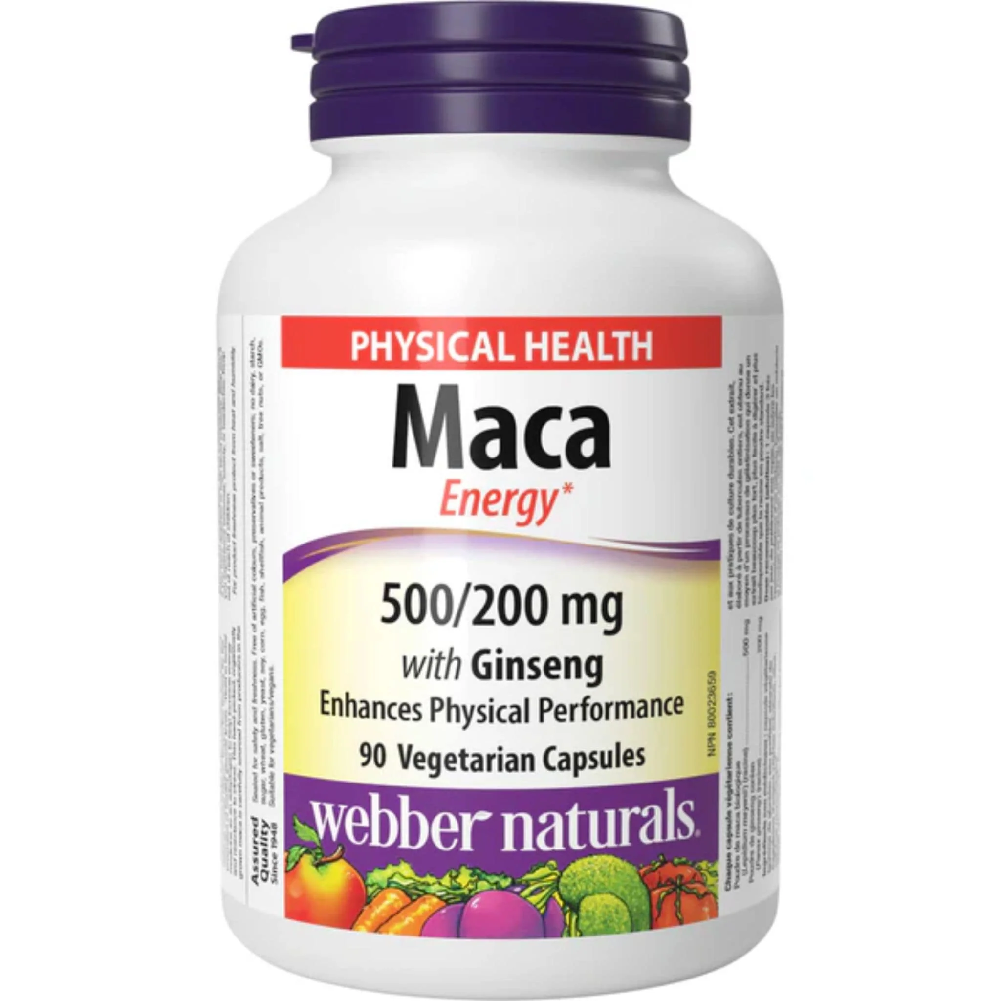 Webber Naturals Maca Energy with Ginseng Capsules