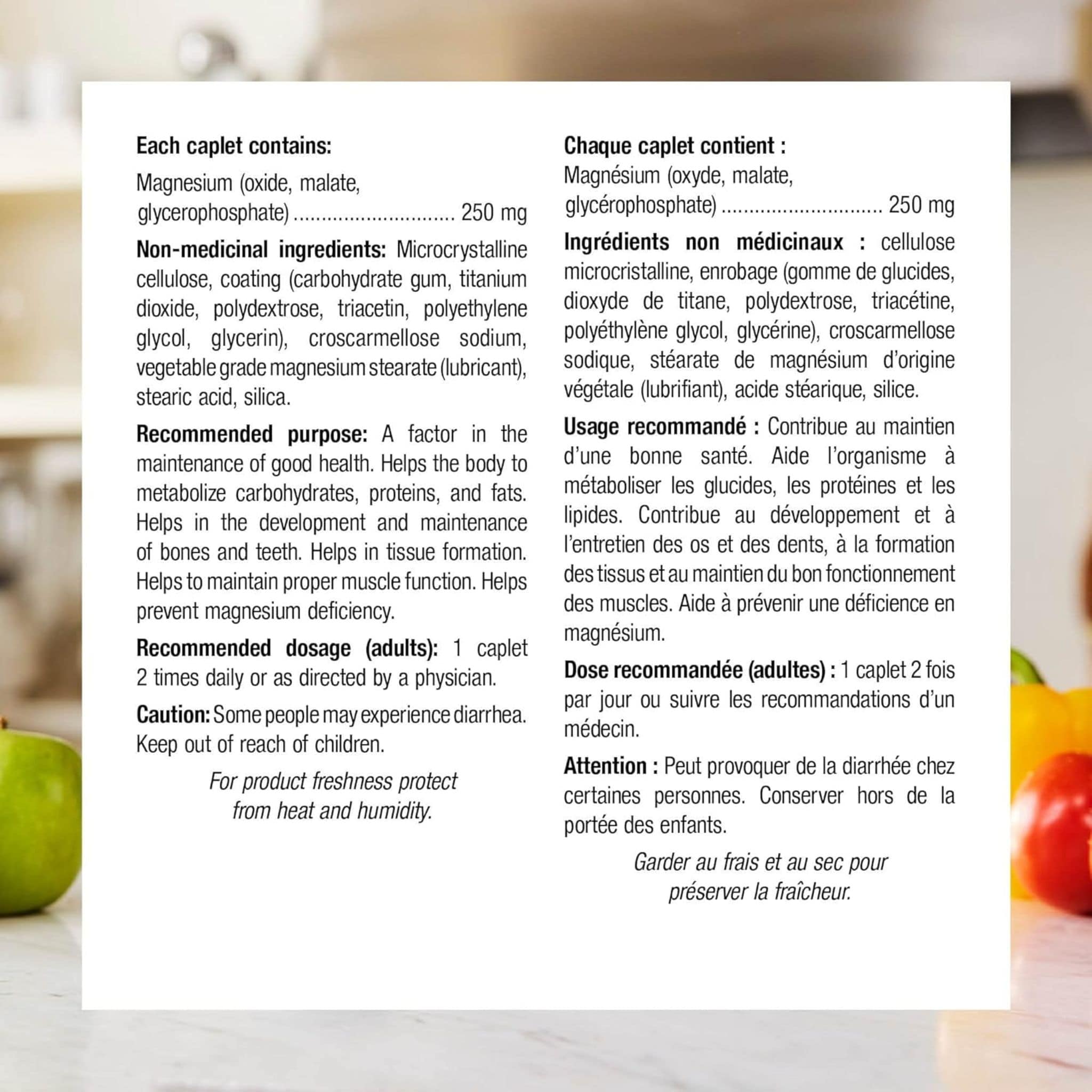 Webber Naturals Magnesium 250mg - Image 3