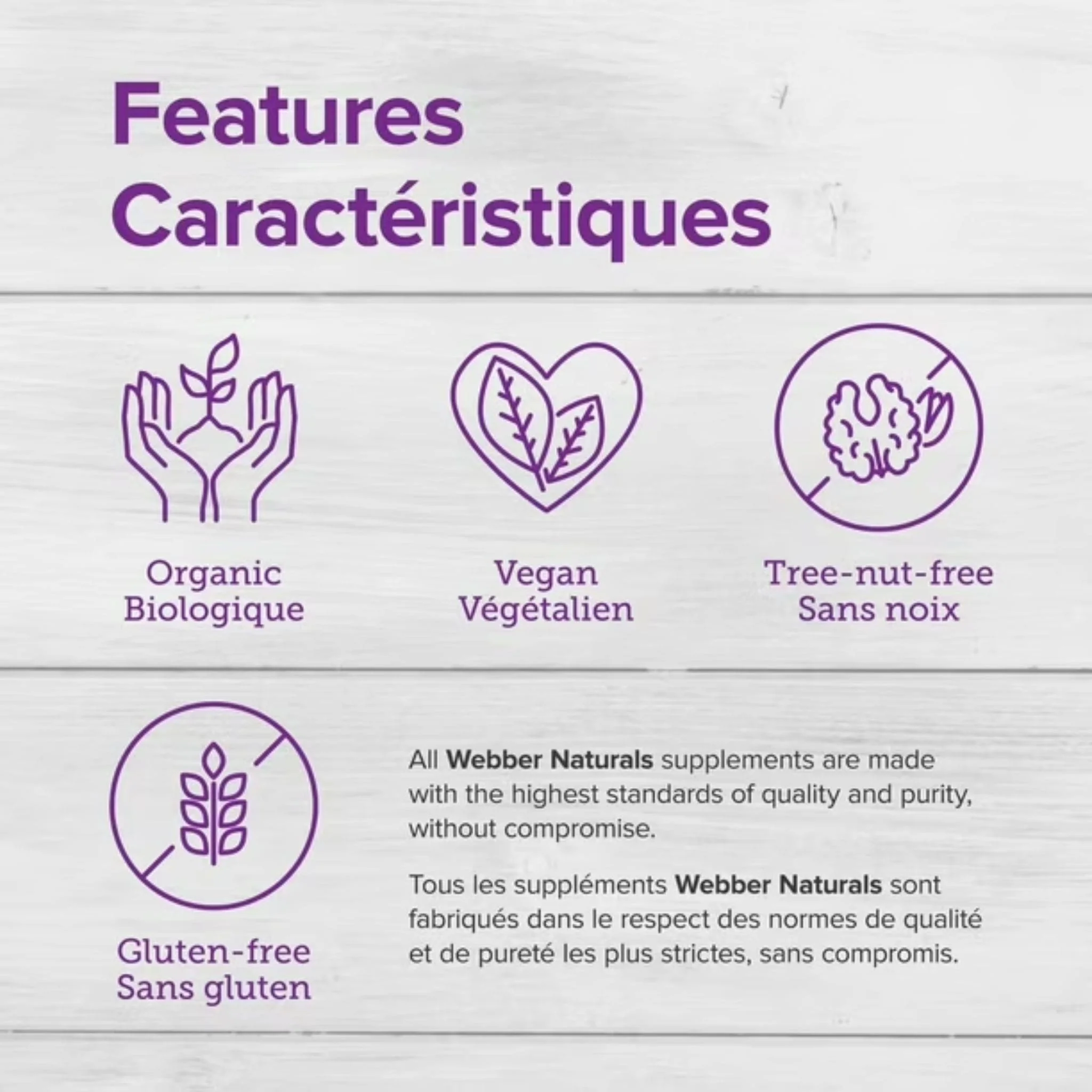 Webber Naturals Organic Flaxseed, Cold Milled, Gluten-Free, 425g - Image 4