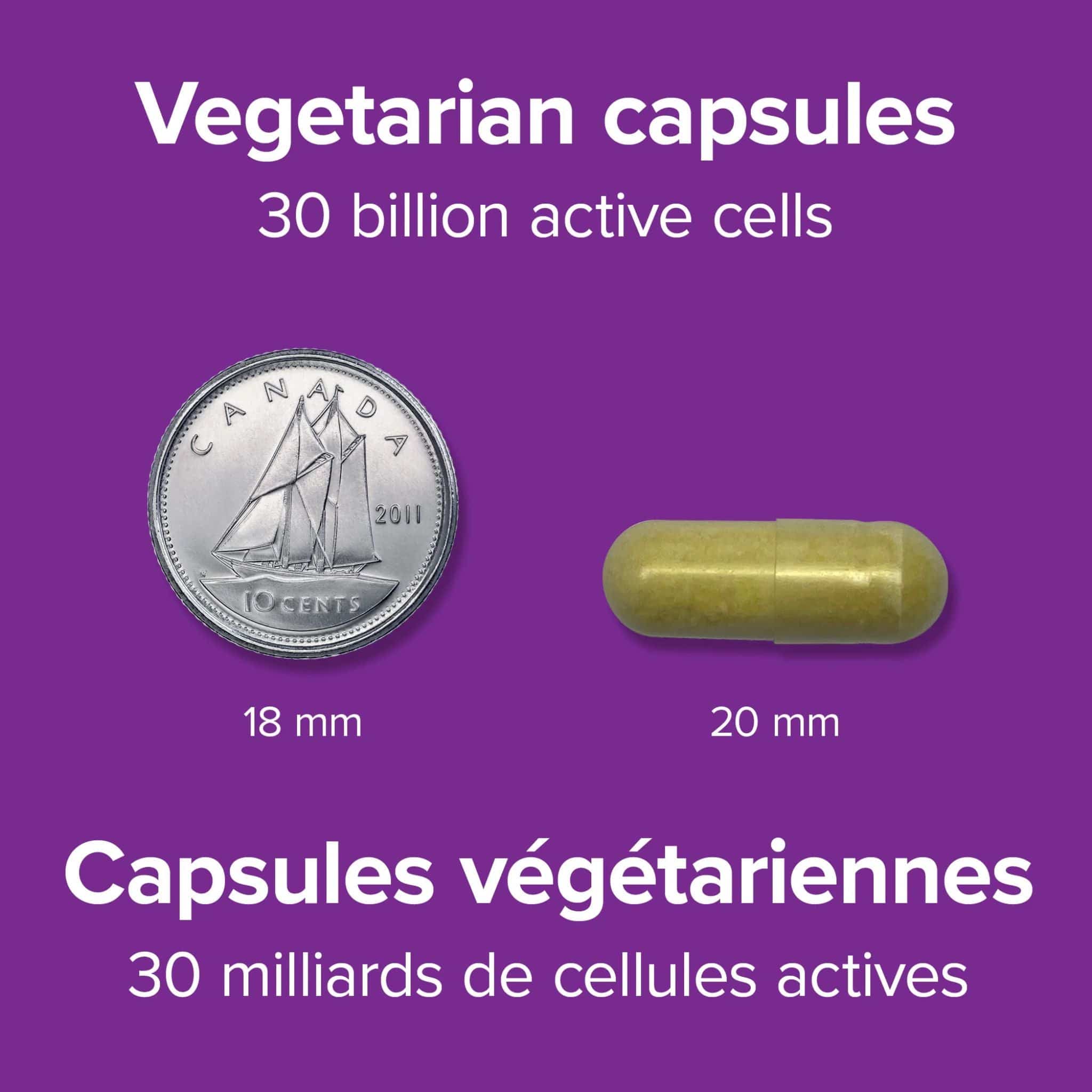 Webber Naturals Probiotic Max IBS Support 30 Billion, Shelf Stable, Vegetable Capsules - Image 4