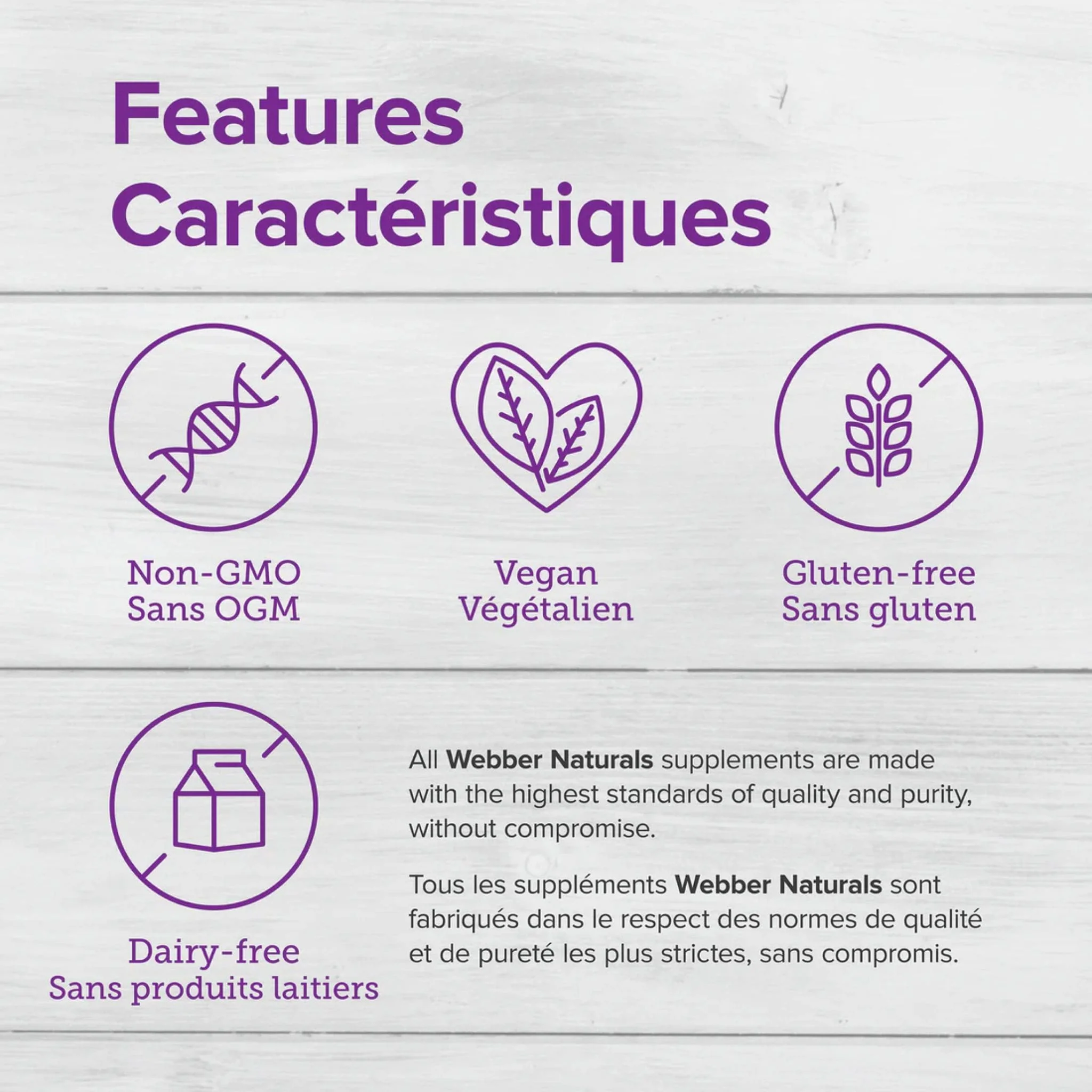 Webber Naturals Quercetin 500mg, 60 Vegetable Capsules - Image 6