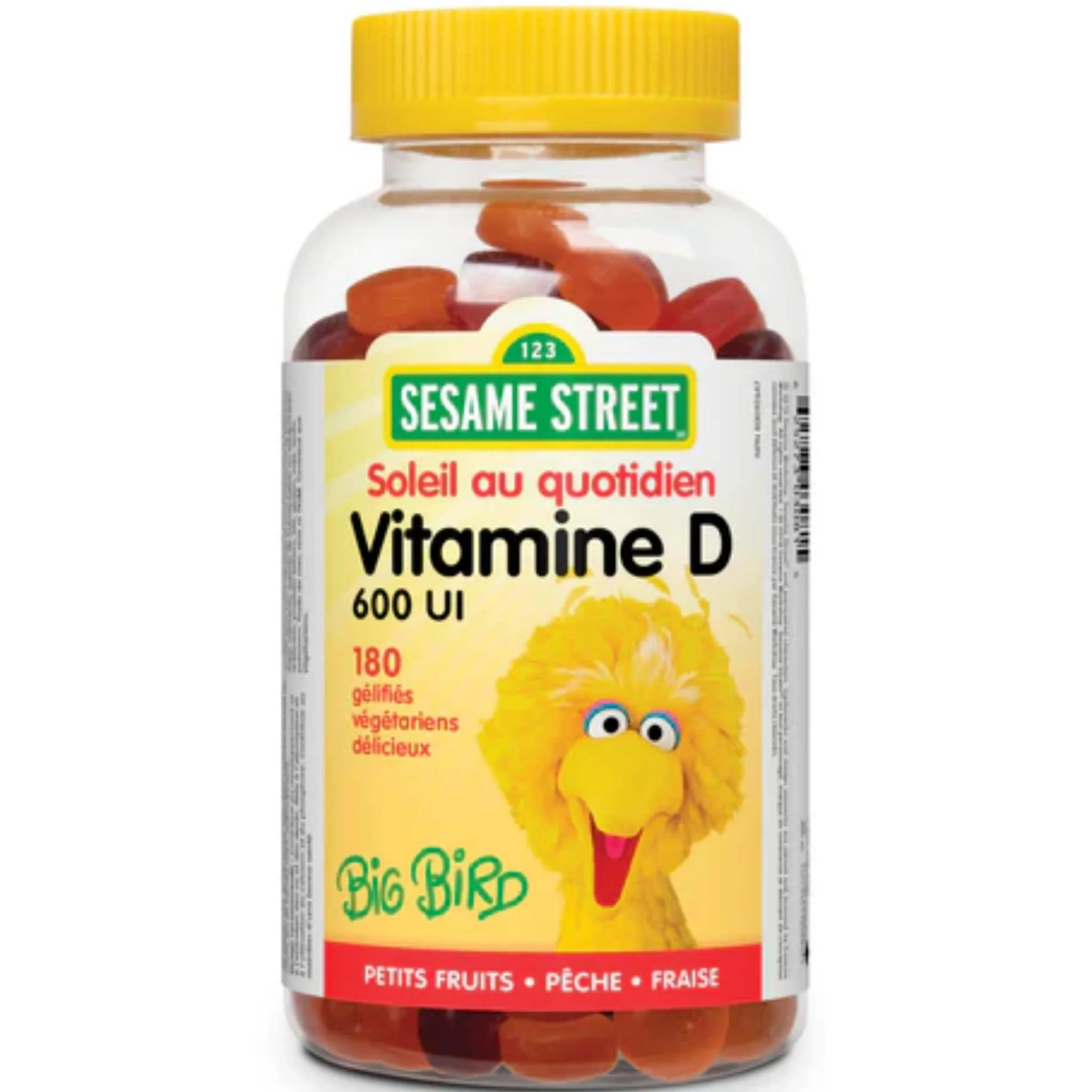 Webber Naturals Sesame Street Vitamin D Gummy 600IU, Non-GMO, 180 Vegetarian Gummies - Image 2