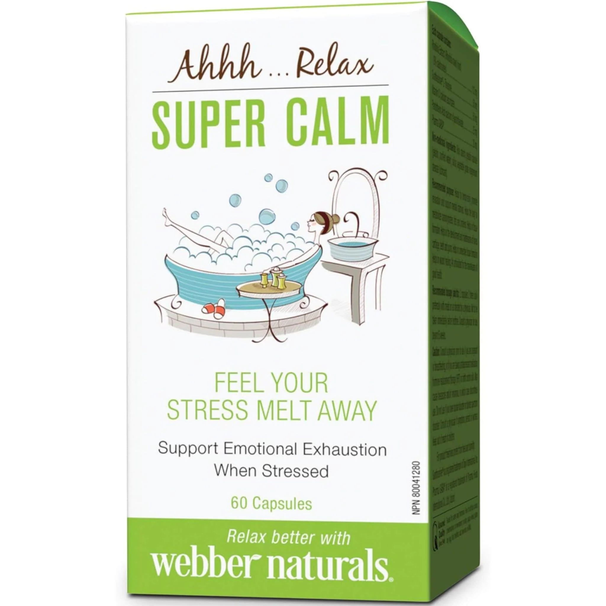 Webber Naturals Super Calm, 60 Capsules