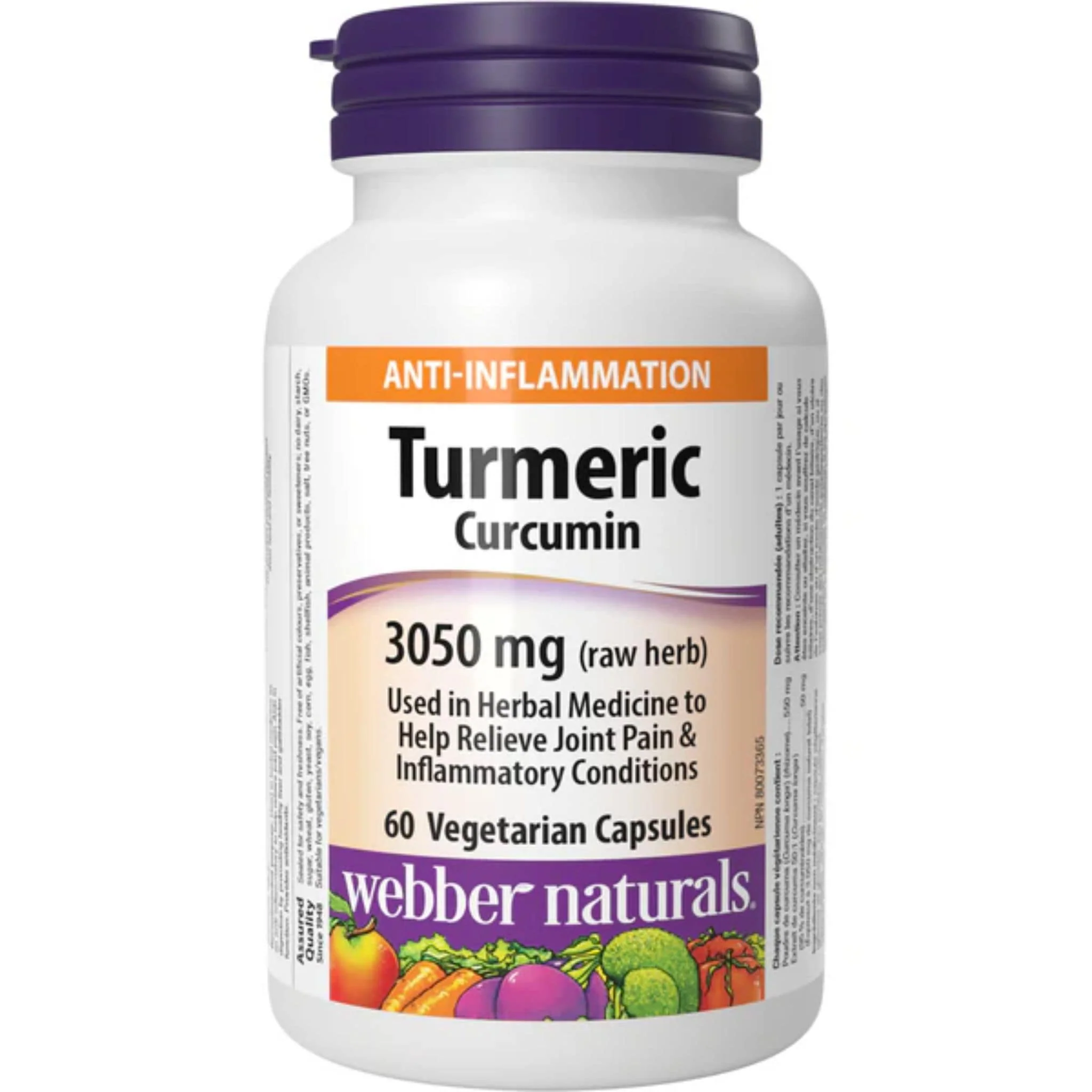 Webber Naturals Turmeric Curcumin, 3,050mg