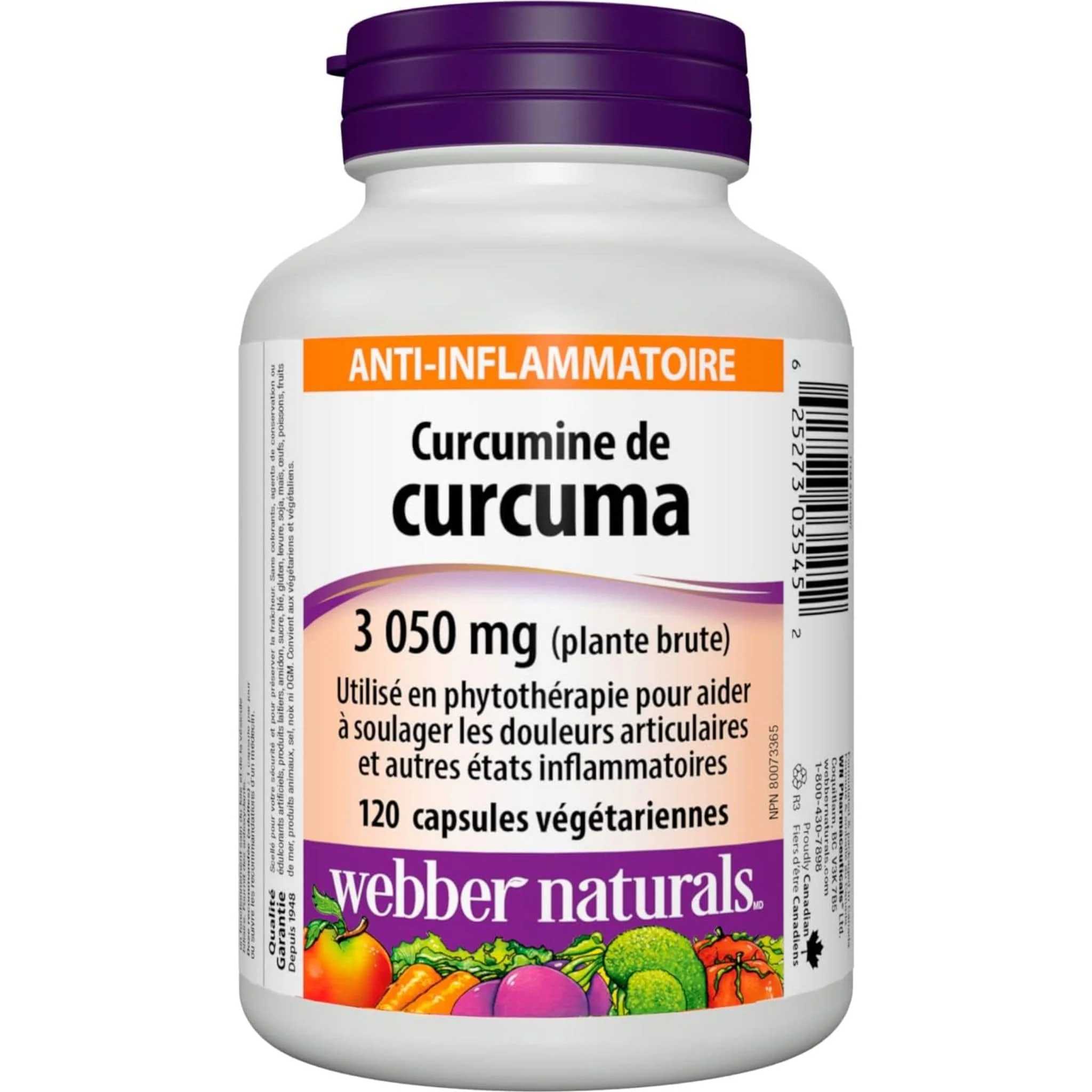 Webber Naturals Turmeric Curcumin, 3,050mg - Image 7