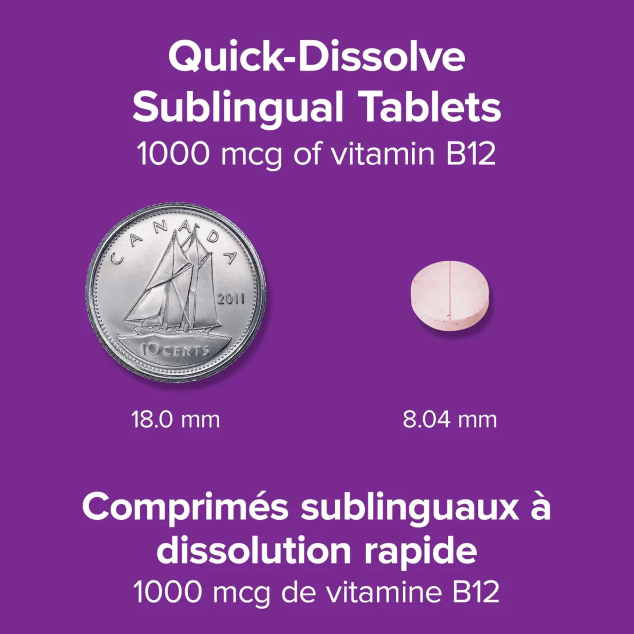 Webber Naturals Vitamin B12 Methylcobalamin 1000mcg Value Size, 80-150 Sublingual Tablets - Image 4