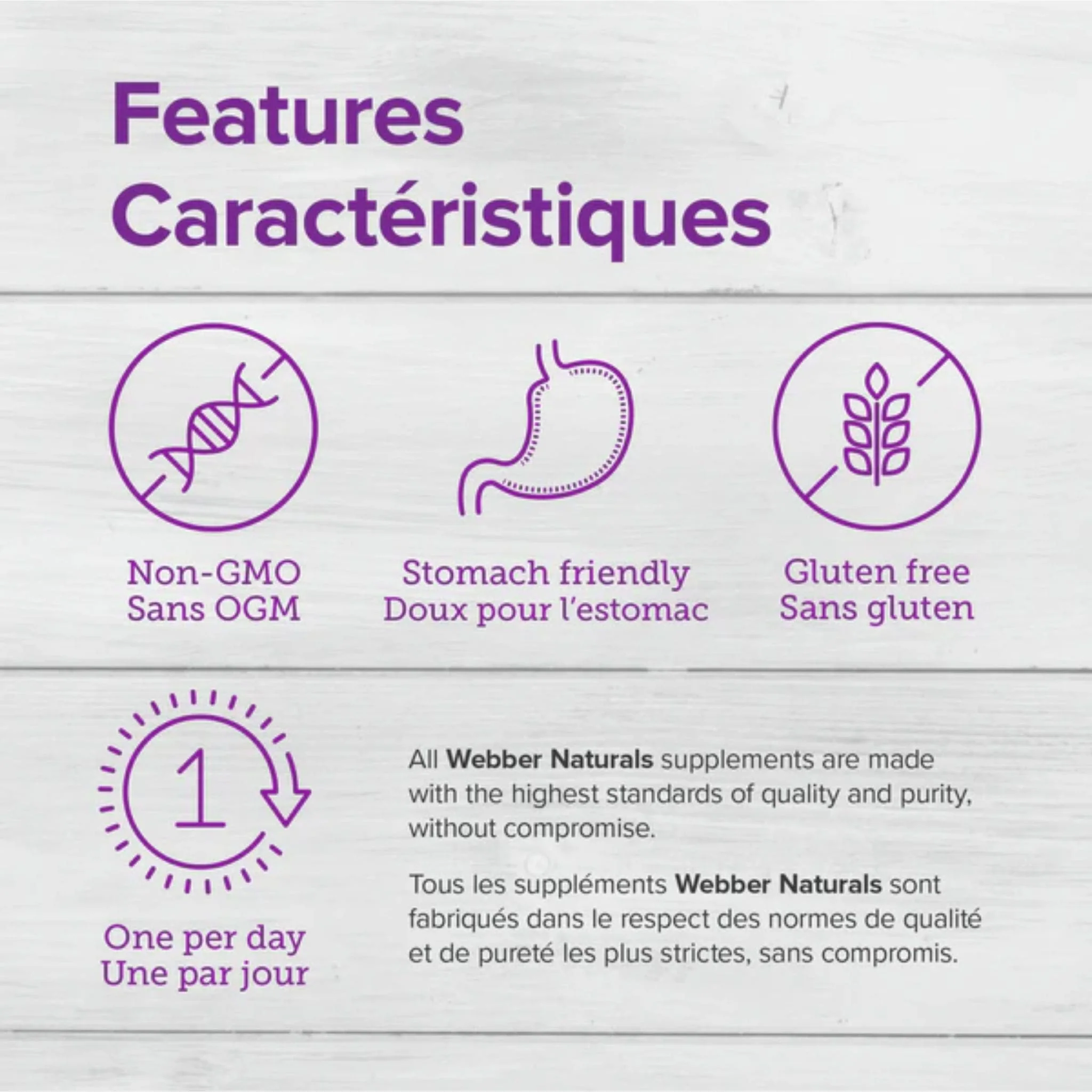 Webber Naturals Vitamin C, 1000mg Calcium Ascorbate (Stomach Friendly) 120 Capsules - Image 4