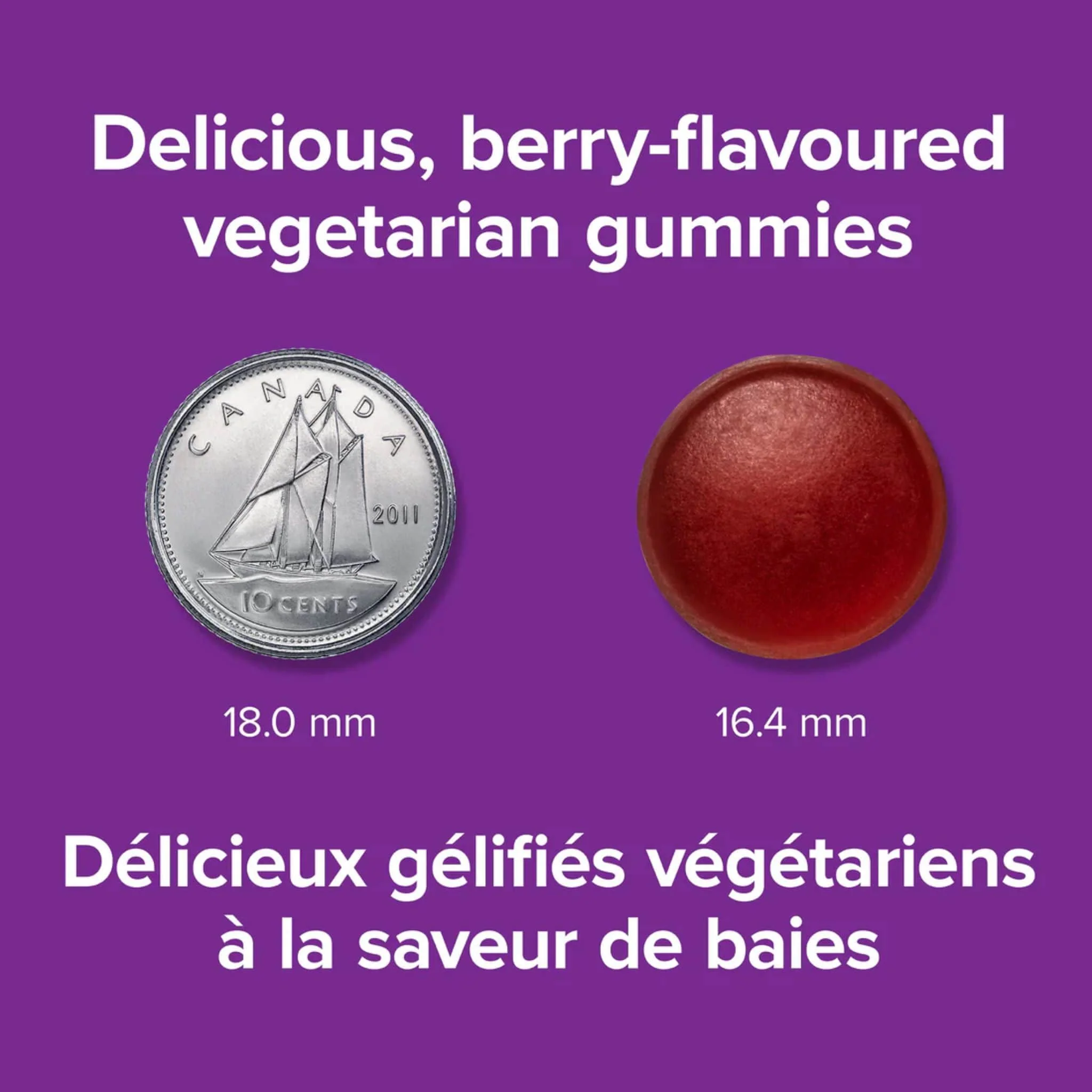 Webber Naturals Vitamin D3 2500IU Gummies Extra Strength, Berry Flavour, 75 Gummies - Image 4