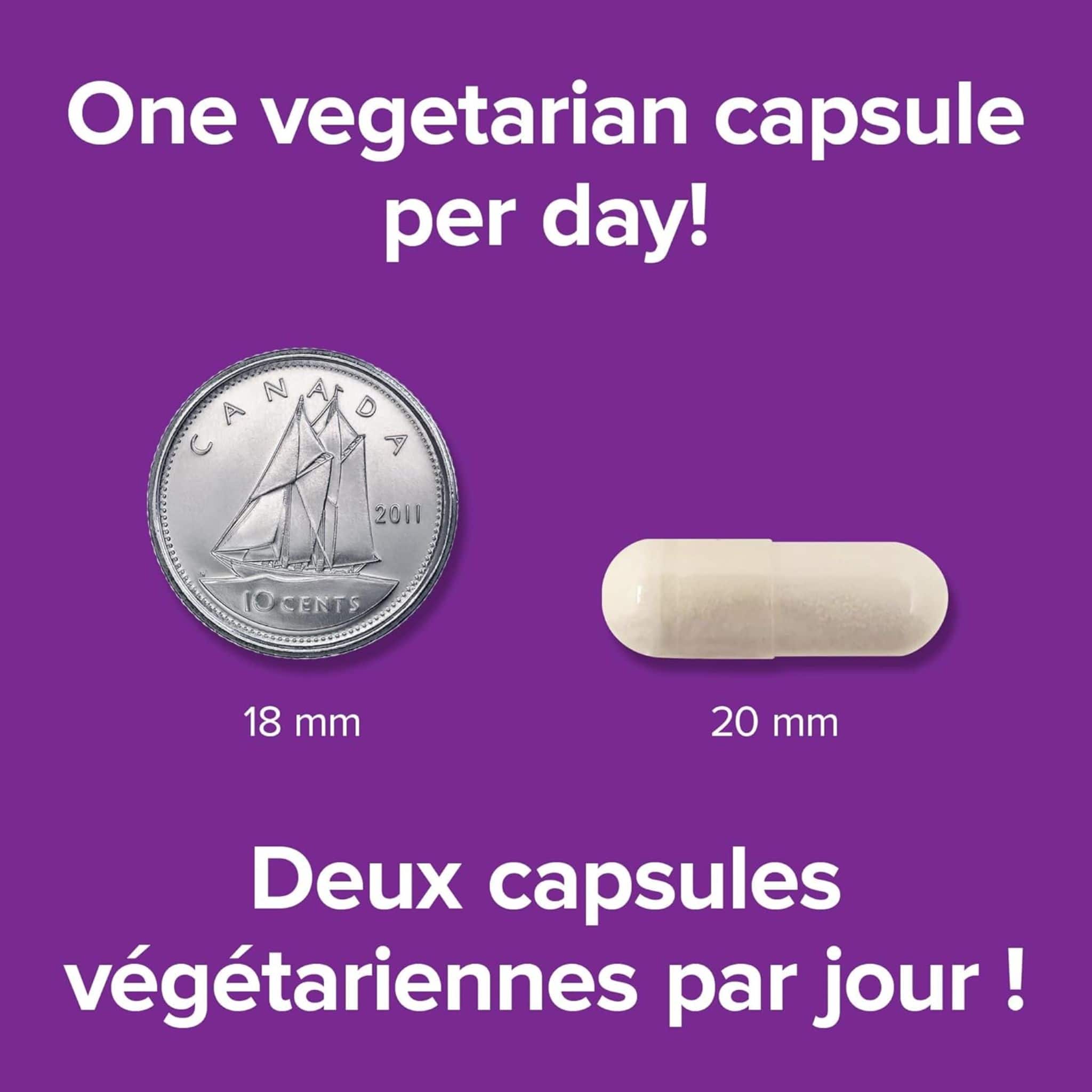 Webber Naturals Vitamin K2 120mcg, MK-7 24-Hour Bone Protection, Helps Support Bone Health, 75 Vegetable Capsules - Image 6