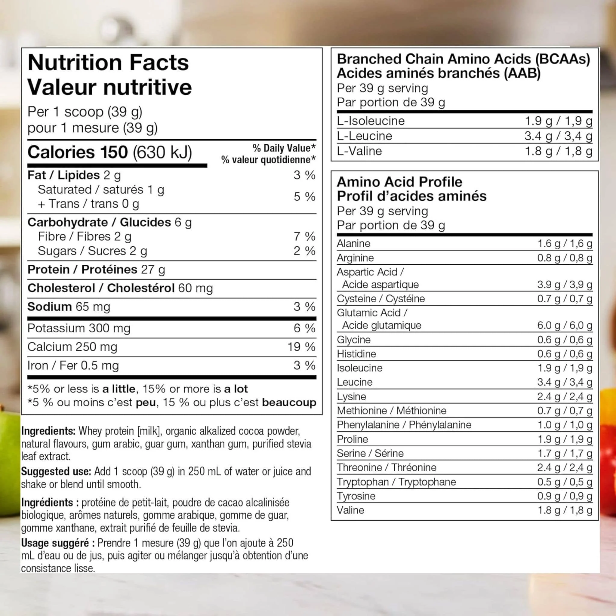 Webber Naturals Grass Fed Whey Protein, 27g Protein, All Natural, Non-GMO, Gluten-Free, 30 Servings - Image 4