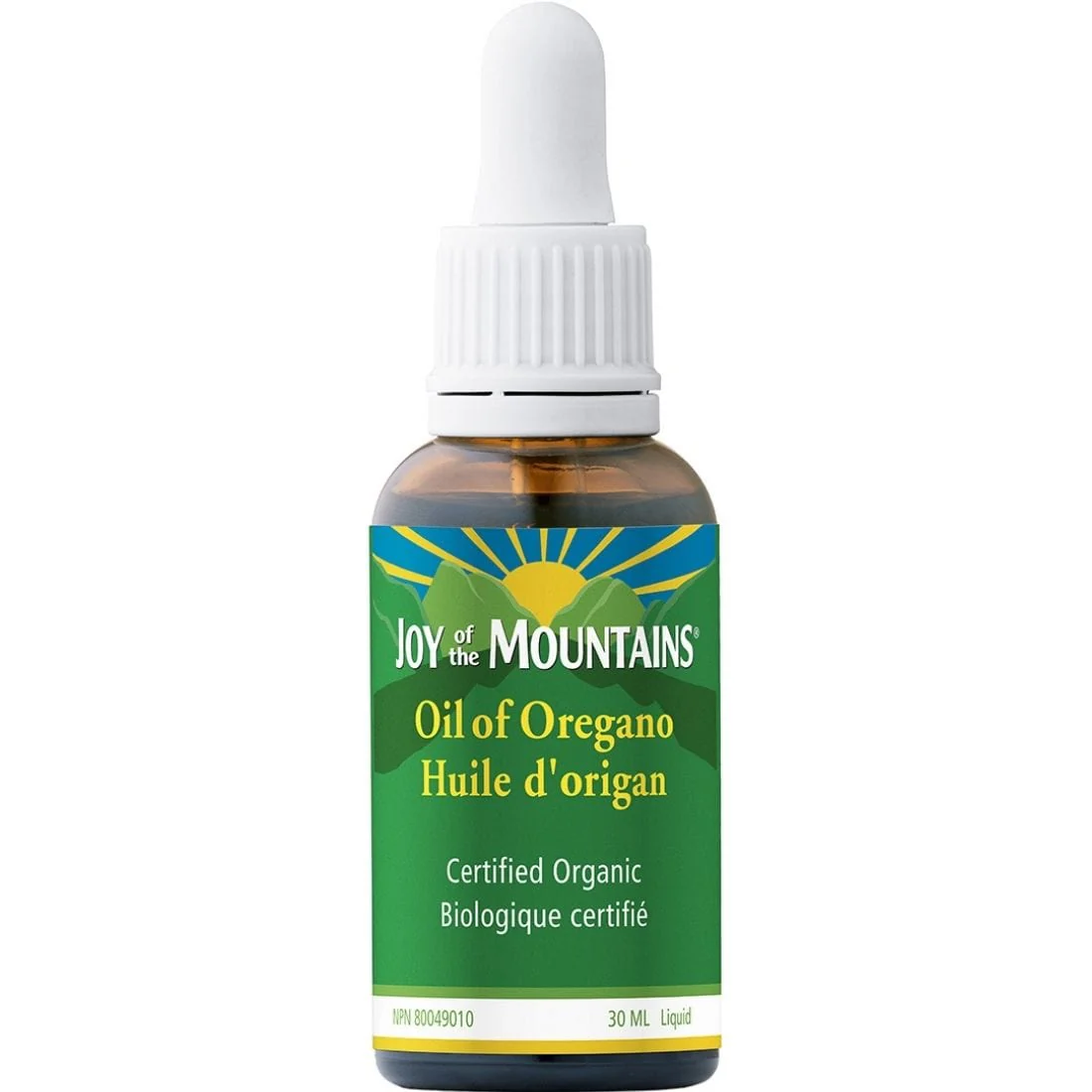 Joy of the Mountains Wild Organic Oil of Oregano Liquid, 75-85% Carvacrol Oregano Oil Drops