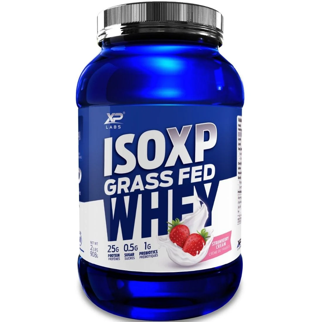 XP Labs ISO XP Grass Fed Whey Protein Isolate, Grass-Fed New Zealand WPI94, Lactose Free, 2lb - Image 2