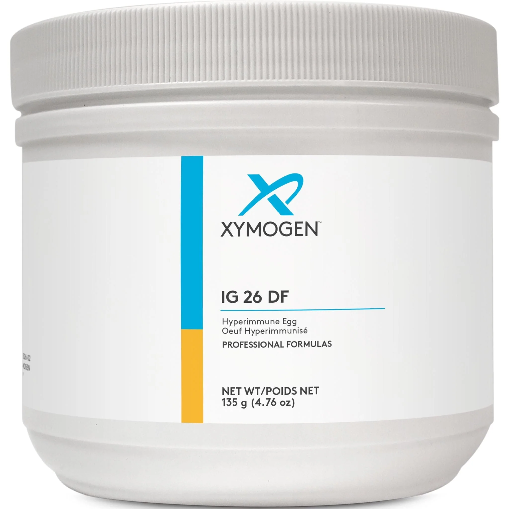 Xymogen IG 26 DF Egg Protein Powder, Hyperimmune Egg Immune Support, Unflavoured, 135g - Image 2