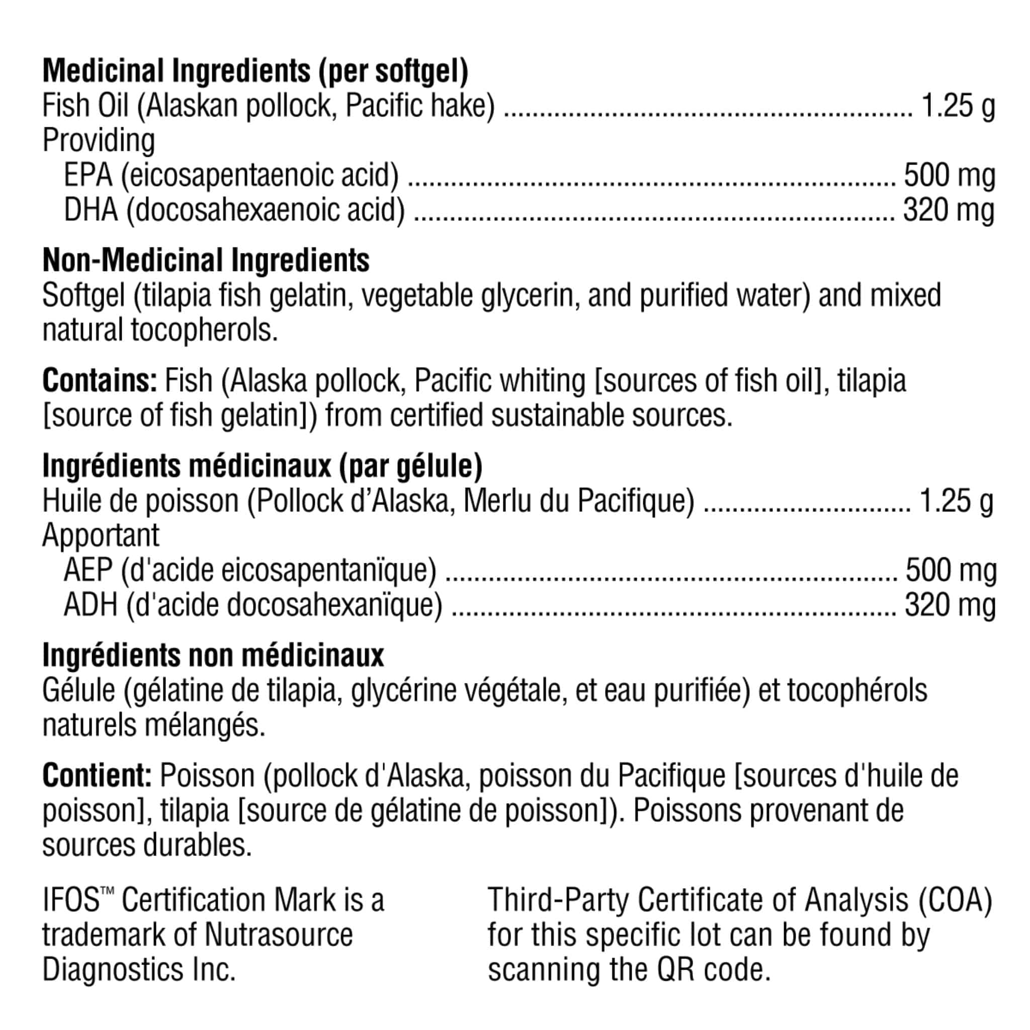 Xymogen OmegaPure 820, 120 Softgels - Image 3