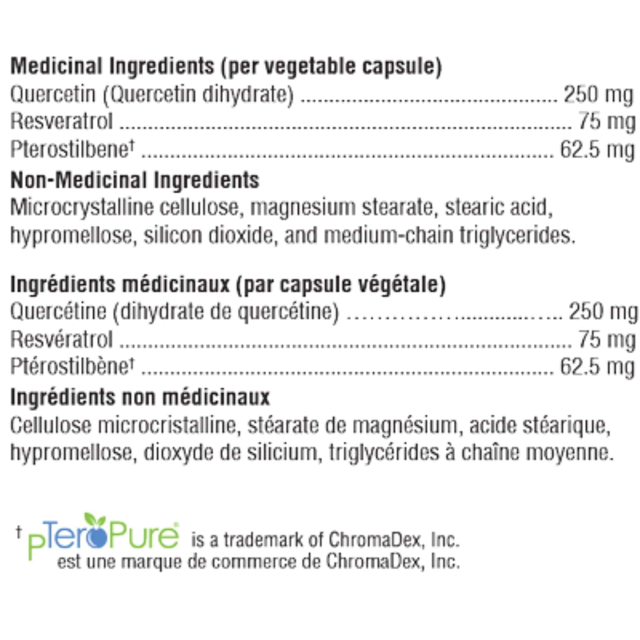 Xymogen Resveratin Plus, 60 Vegetable Capsules - Image 3