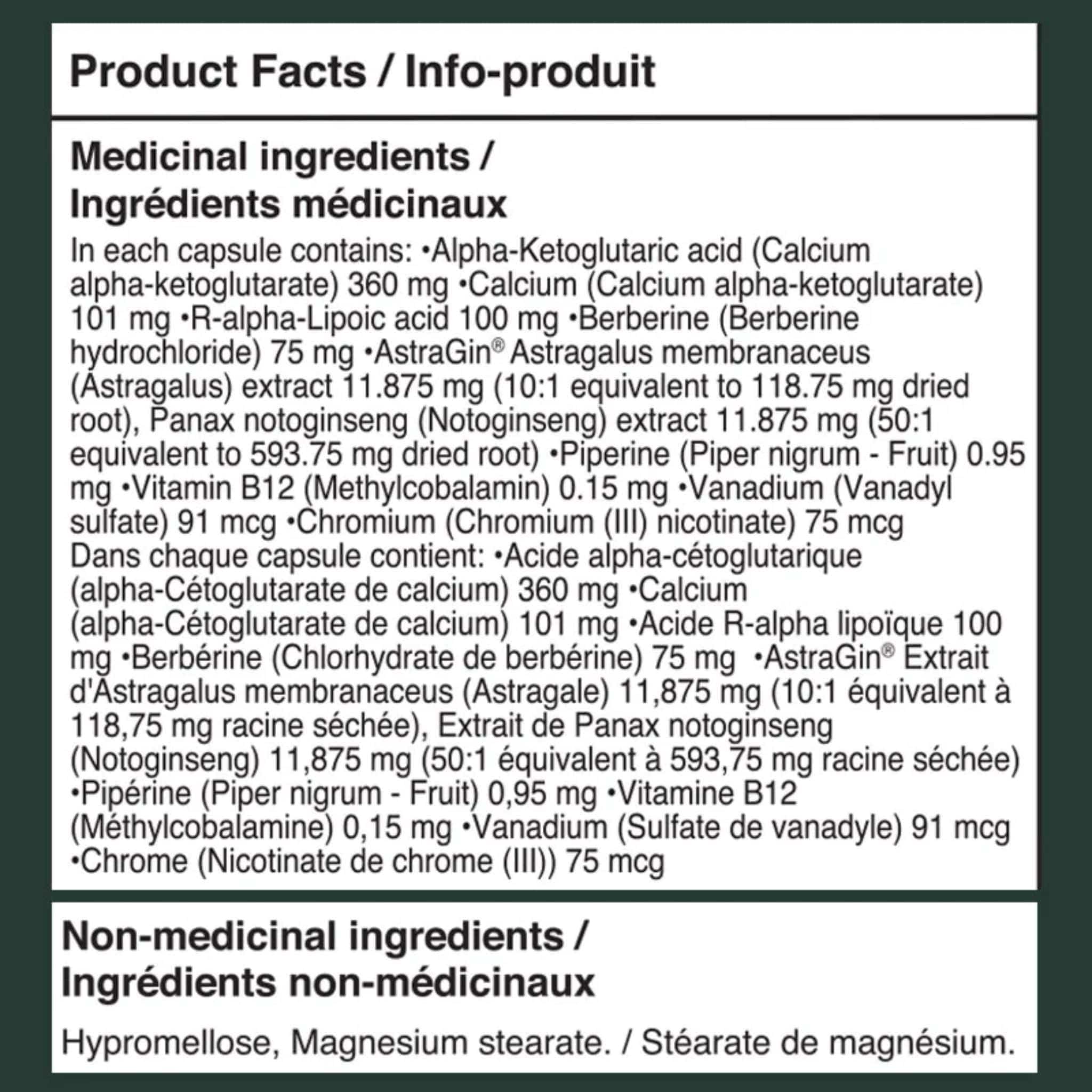 Younited Gluco Support with Berberine 75mg, Helps to Balance Blood Sugar and Enhance Metabolic Health, 60 Vegetable Capsules - Image 2